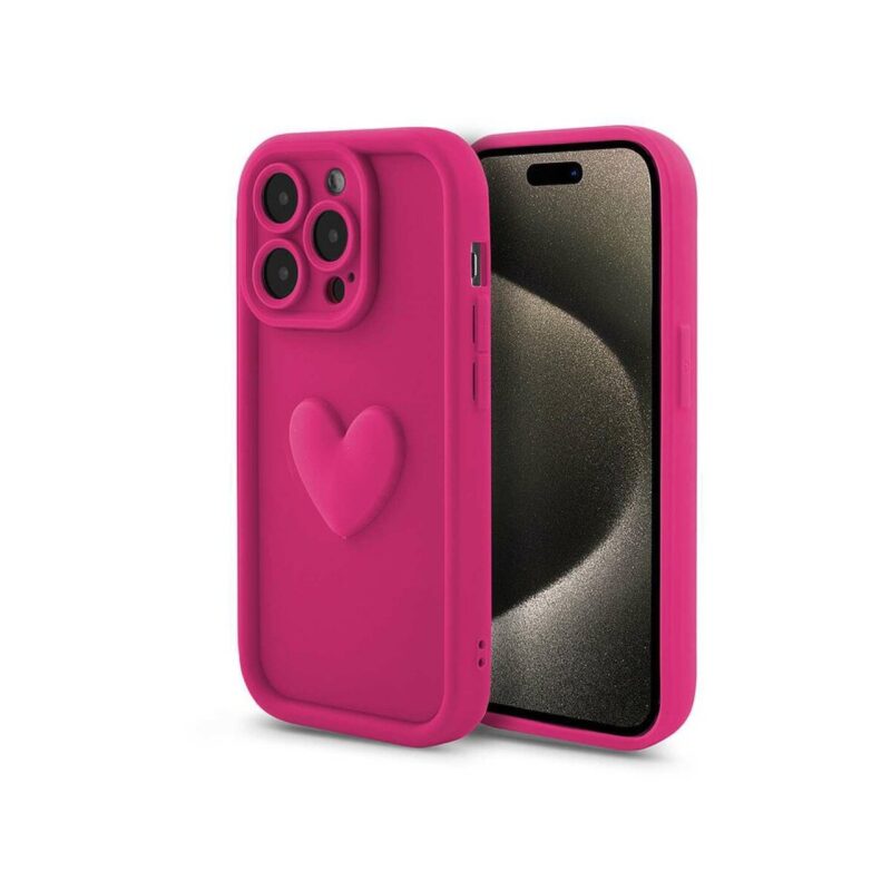 Etui HEARTS do Realme C11 2021/C20/C20A fuksja