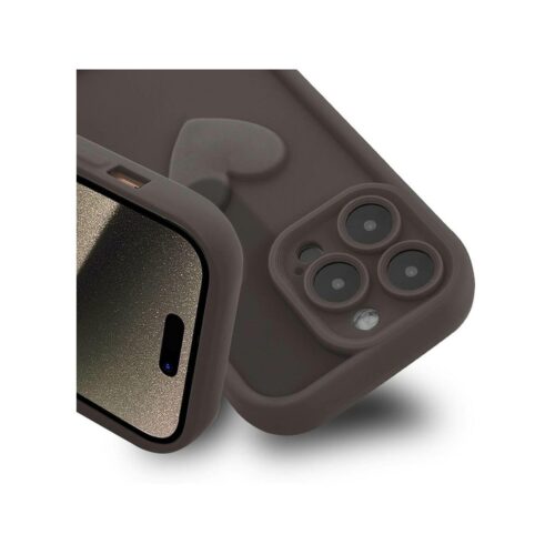 Etui HEARTS do Samsung A34 5G kawowy