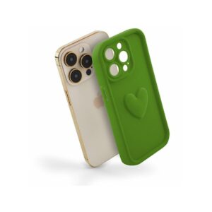 Etui HEARTS do Apple iPhone 13 PRO zielony