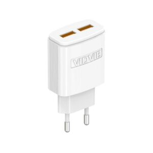 Ładowarka sieciowa VIDVIE PLE245 2xUSB + kabel Micro 2.4A biały