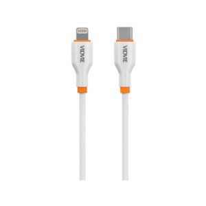 Ładowarka sieciowa VIDVIE PLE248 1xUSB + 1xType C + kabel Type C/iPhone 3A PD 20W biały