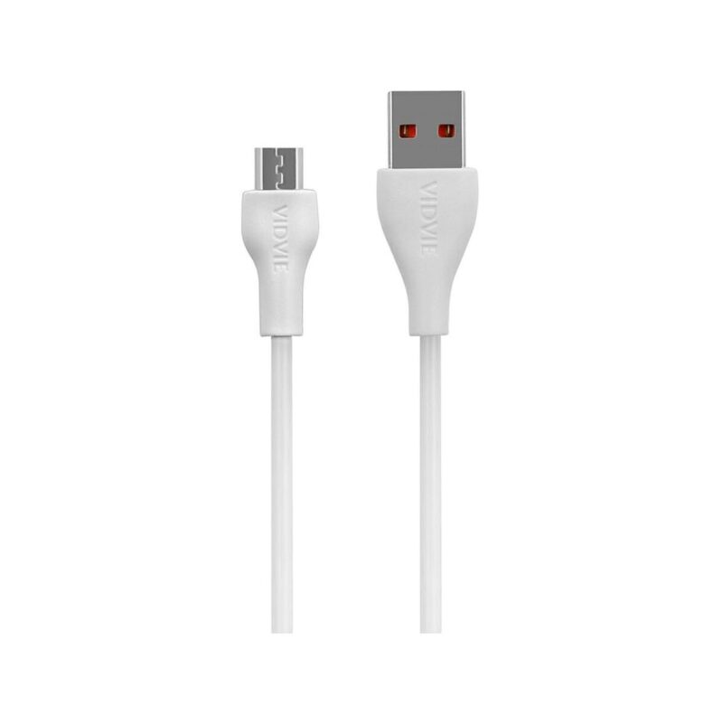 Ładowarka sieciowa VIDVIE PLE245 2xUSB + kabel Micro 2.4A biały