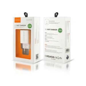 Ładowarka sieciowa VIDVIE PLE248 1xUSB + 1xType C + kabel Type C/iPhone 3A PD 20W biały
