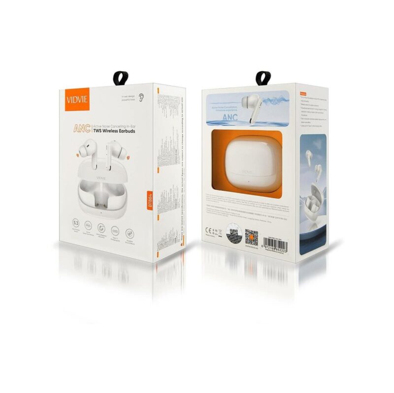 Słuchawki VIDVIE BT884 Bluetooth ANC biały