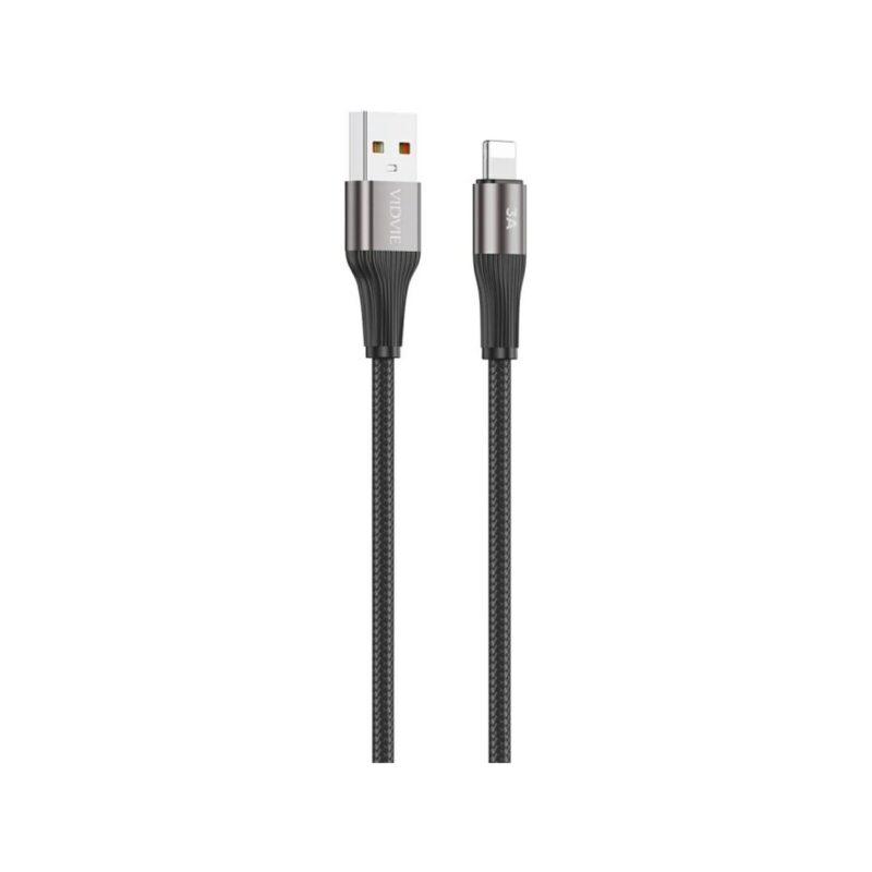 Kabel VIDVIE CB4038 USB/iPhone 3A, 2m czarny
