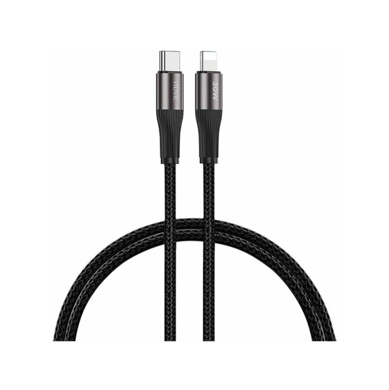 Kabel VIDVIE CB4038 Type C/iPhone 30W, 2m czarny