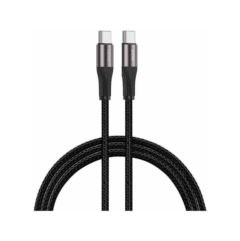 Kabel VIDVIE CB4038 Type C/Type C 60W, 3m czarny