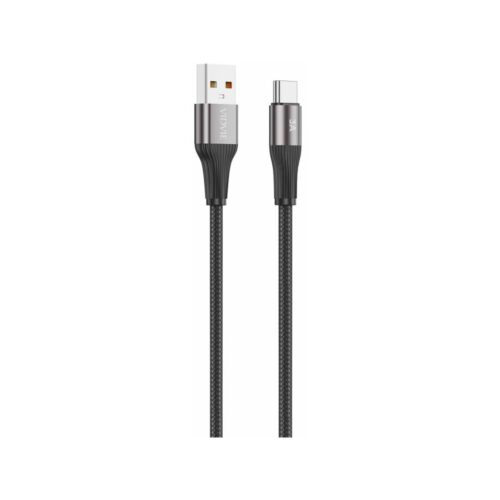 Kabel VIDVIE CB4038 USB/Type C 3A, 1m czarny