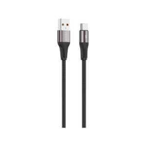 Kabel VIDVIE CB4038 USB/Type C 3A, 2m czarny