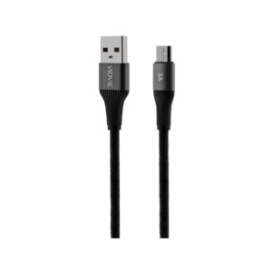 Kabel VIDVIE CB4038 USB/Micro 3A, 3m czarny