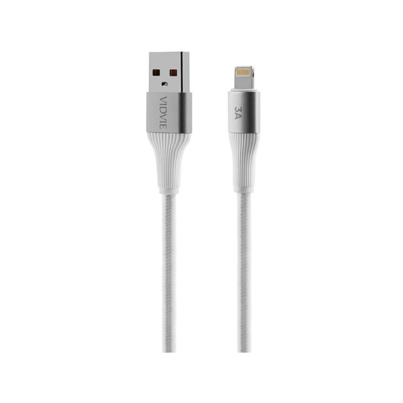 Kabel VIDVIE CB4038 USB/iPhone 3A, 3m biały