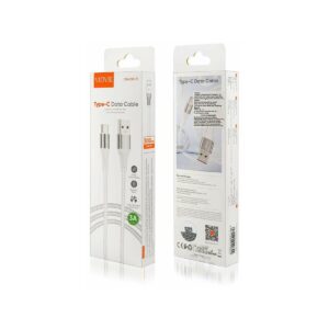 Kabel VIDVIE CB4038 USB/Type C 3A, 3m biały
