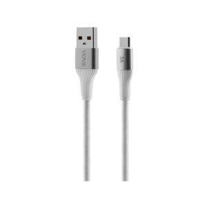 Kabel VIDVIE CB4038 USB/Type C 3A, 2m biały