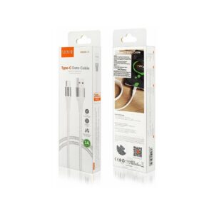 Kabel VIDVIE CB4038 USB/Type C 3A, 2m biały