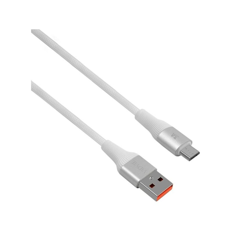 Kabel VIDVIE CB4038 USB/Micro 3A, 2m biały