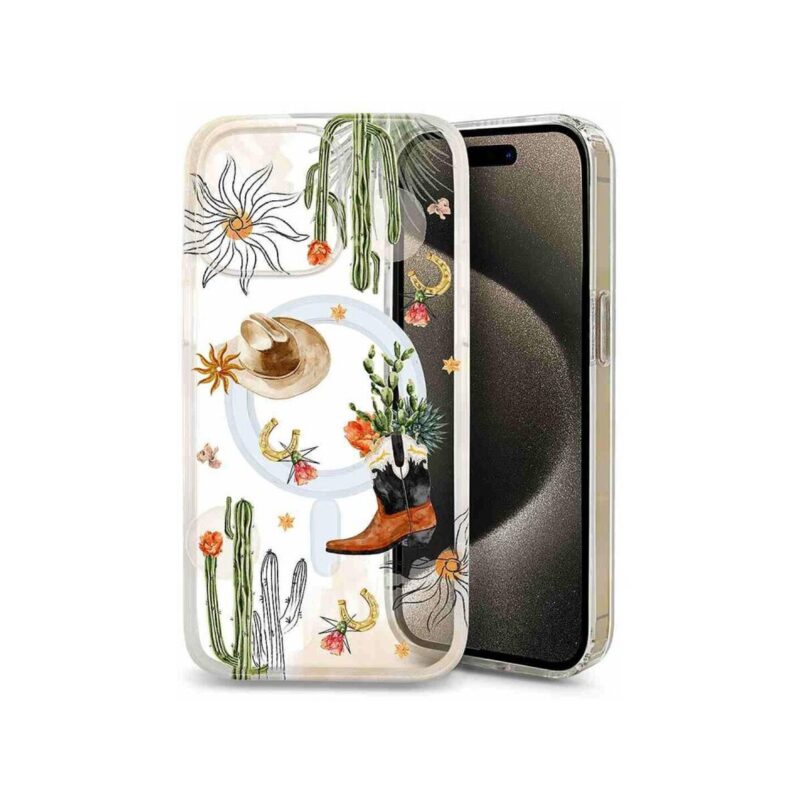 Etui MAGSAFE PRINT do Apple iPhone 16 PRO wildwest