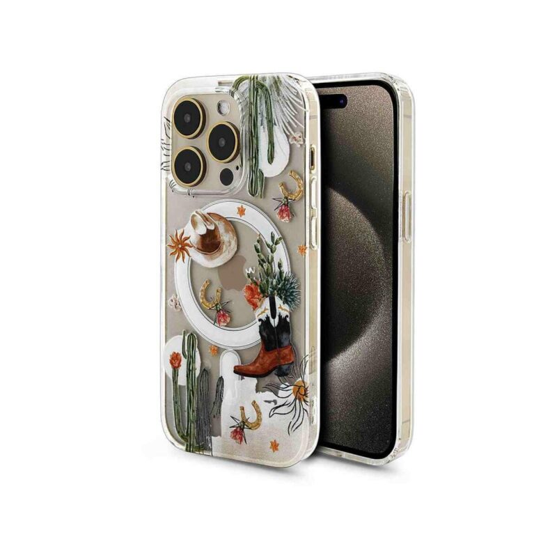 Etui MAGSAFE PRINT do Apple iPhone 16 PRO wildwest