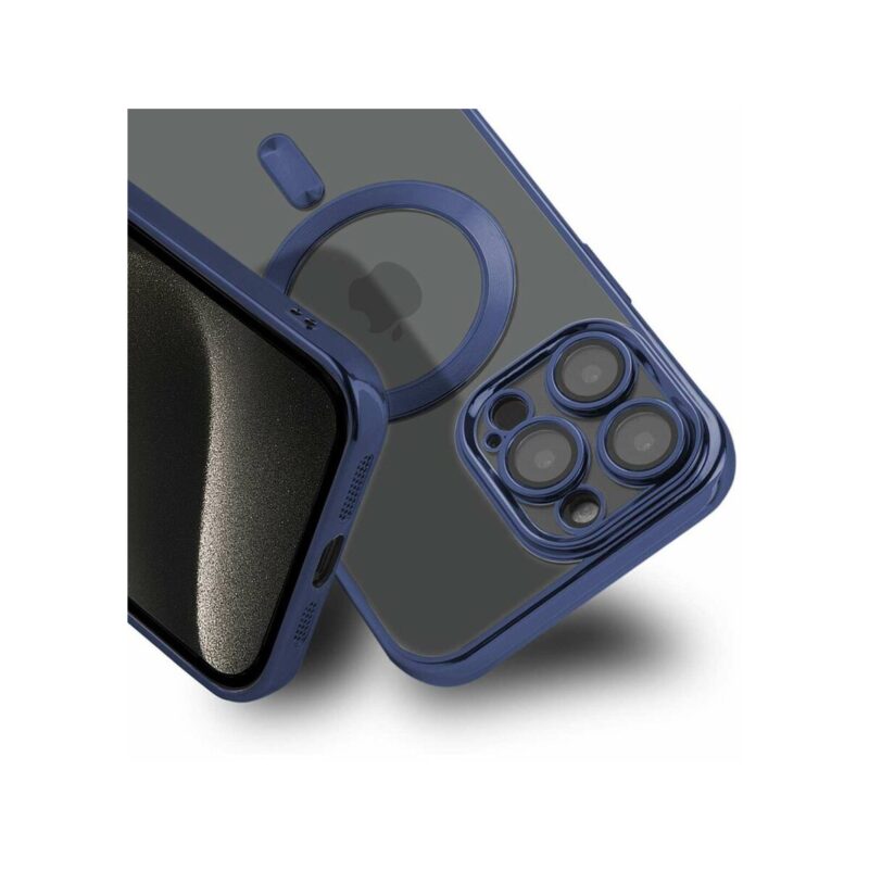 Etui MAGSHINE MAGSAFE do Apple iPhone 16+ granatowy