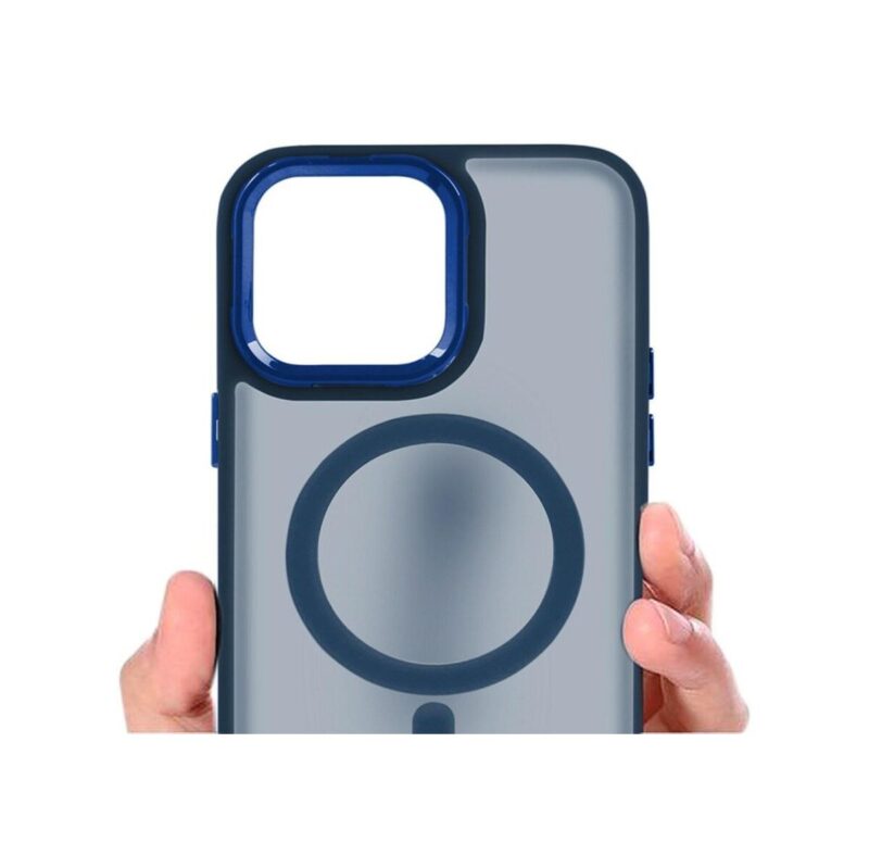 Etui MAGMAT MAGSAFE do Apple iPhone 16 granatowy