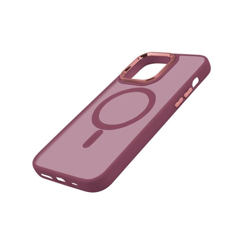 Etui MAGMAT MAGSAFE do Apple iPhone 16+ bordo