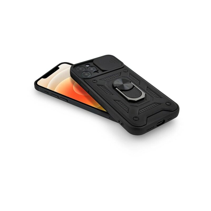 Etui SLIDE RING do Apple iPhone 16+ czarny