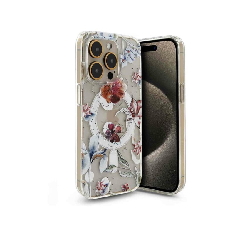 Etui MAGSAFE PRINT do Samsung S23 flora