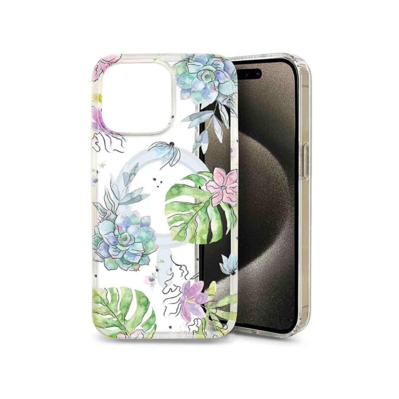 Etui MAGSAFE PRINT do Apple iPhone 12 tropical
