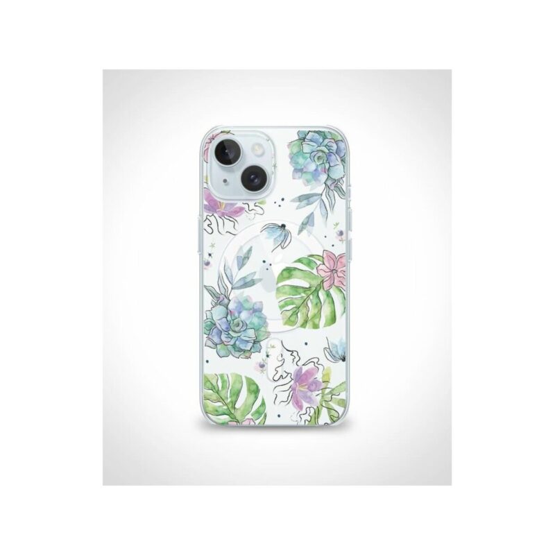 Etui MAGSAFE PRINT do Apple iPhone 11 tropical