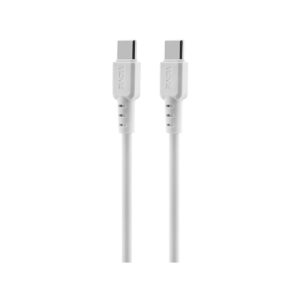 Ładowarka sieciowa VIDVIE PLE262 1xUSB + 2xType-C + kabel Type-C/Type-C 3A 65W GaN biały