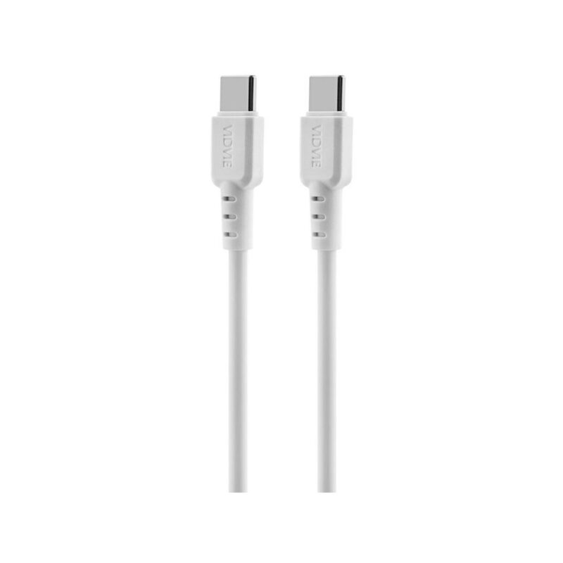 Ładowarka sieciowa VIDVIE PLE262 1xUSB + 2xType-C + kabel Type-C/Type-C 3A 65W GaN biały