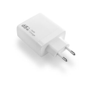 Ładowarka sieciowa VIDVIE PLE262 1xUSB + 2xType C + kabel Type C/iPhone 3A 65W GaN biały