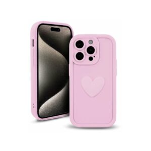 Etui HEARTS do Apple iPhone 16 PRO MAX różowy