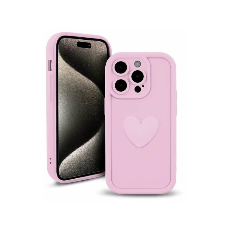 Etui HEARTS do Apple iPhone 16 PRO MAX różowy