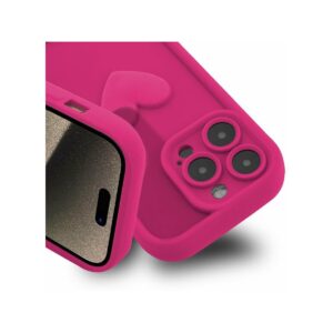 Etui HEARTS do Apple iPhone 16 PRO fuksja