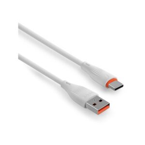 Kabel VIDVIE CB4016 USB/Type C 2.4A, 1m biały