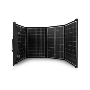 Panel solarny A09 czarno-pomarańczowy