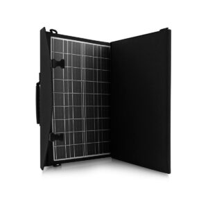 Panel solarny A09 czarno-pomarańczowy