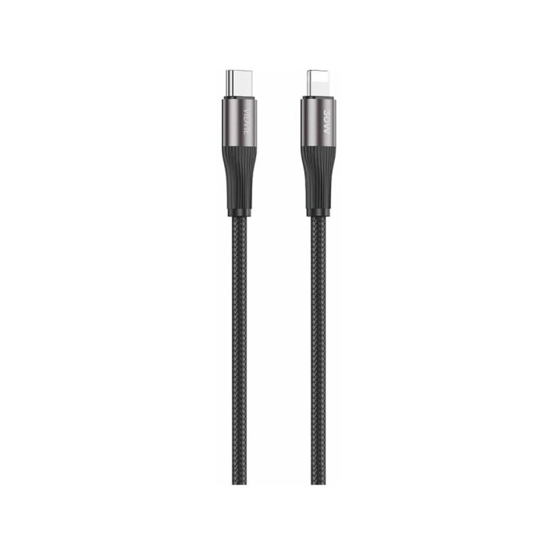 Kabel VIDVIE CB4038 Type C/iPhone 30W, 3m czarny