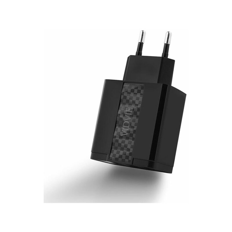 Ładowarka sieciowa VIDVIE PLE231 3xUSB + kabel Micro 2,4 A czarny