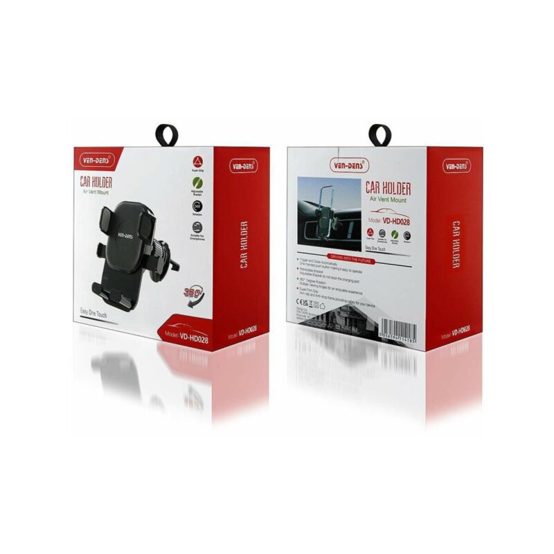 Uchwyt samochodowy VEN-DENS VD-HD028 Do Kratki czarny