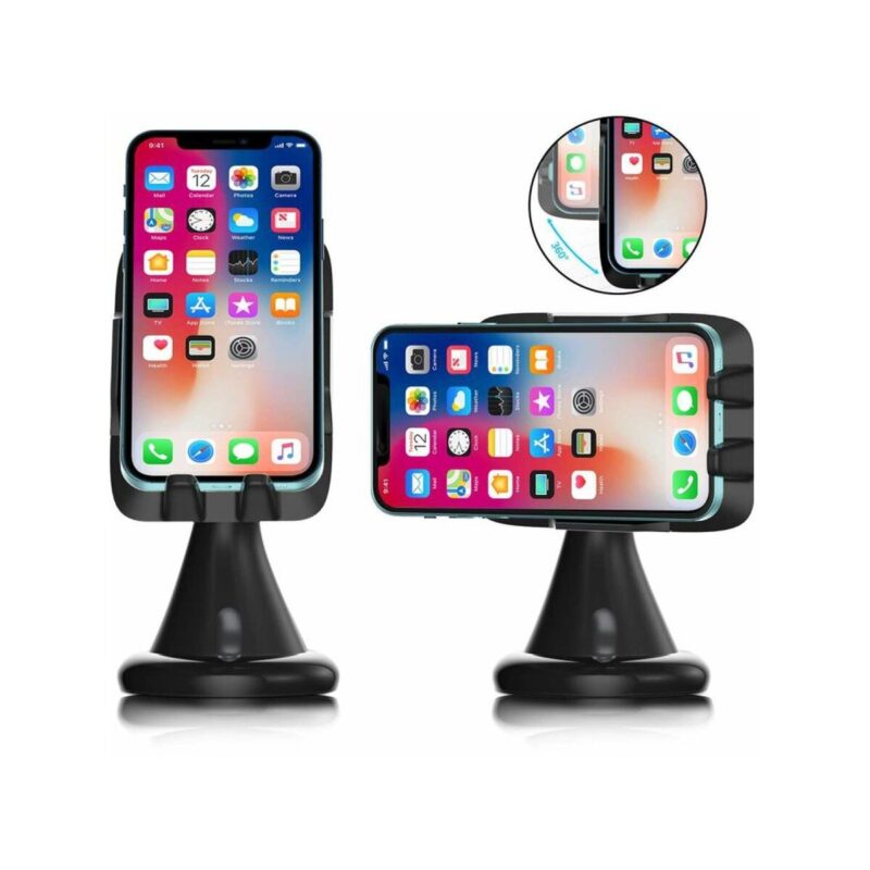 Uchwyt samochodowy VEN-DENS VD-HD002 Do Szyby czarny