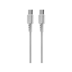 Ładowarka sieciowa VIDVIE PLE260 2xType-C + kabel Type-C/Type-C 3A 33W GaN compatible PD20W biały