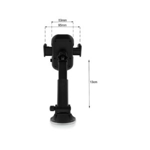Uchwyt samochodowy VEN-DENS VD-HD042 do szyby i kokpitu czarny