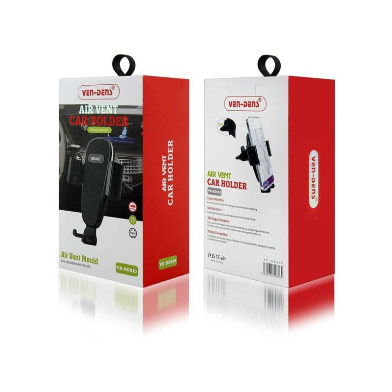 Uchwyt samochodowy VEN-DENS VD-HD010 Do Kratki czarny