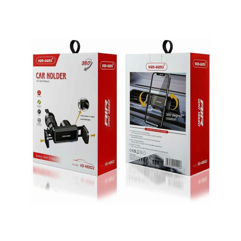 Uchwyt samochodowy VEN-DENS VD-HD022 Do Kratki czarny