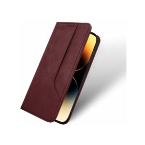 Kabura PRIME BOOK do Apple iPhone 16+ bordo