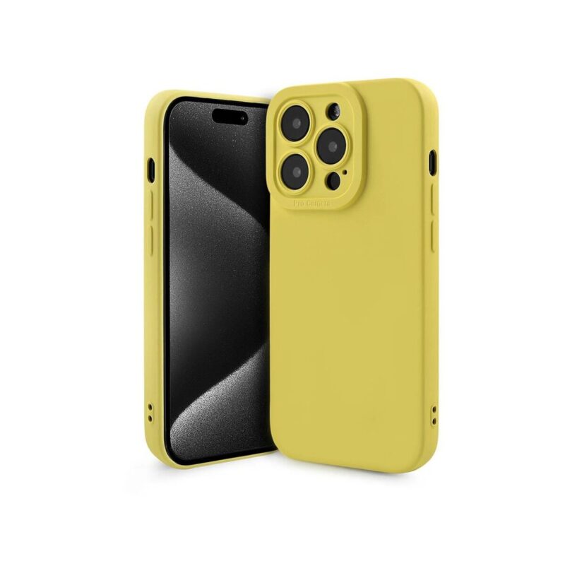 Etui SOFTY do Apple iPhone 15 żółty