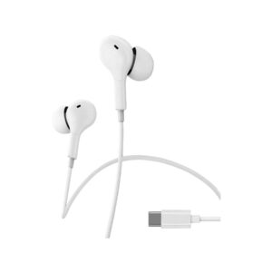 Słuchawki z kablem CELEBRAT D13 Type C biały