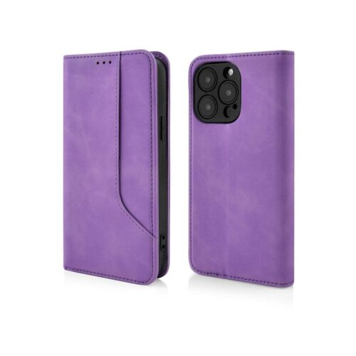 Kabura PRIME BOOK do Samsung S25 fioletowy