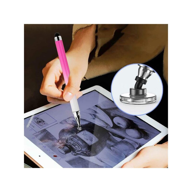 Rysik Touch Screen Pen biały/różowy